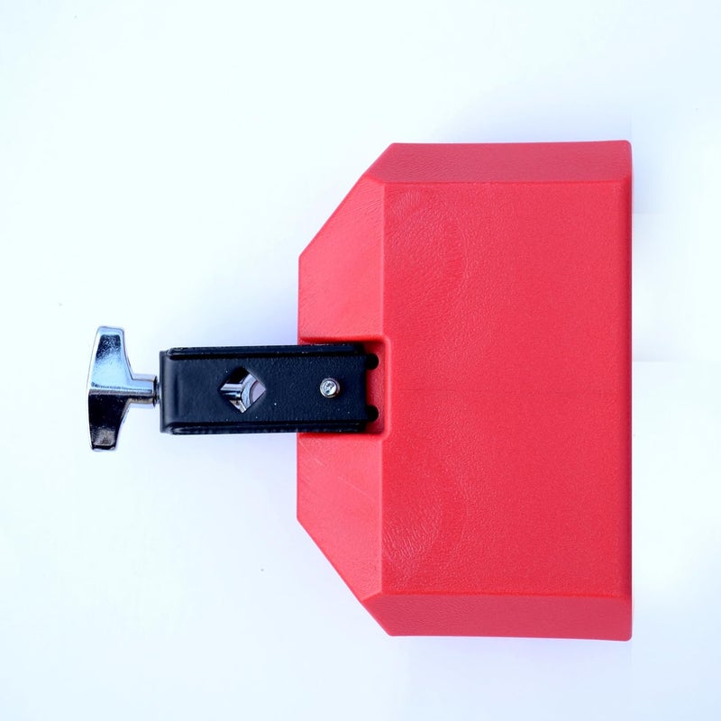 mocrcrel Plastic Musical Jam Block, Latin Percussion Instrument, Red，Hand Percussion (Red) - Image 4